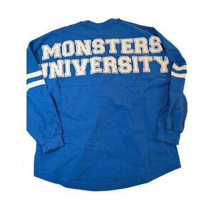Disney Parks Monsters‎ University Spirit Jersey Blue Pullover Size S